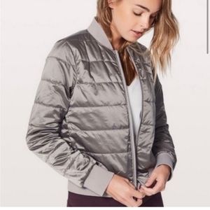 Lululemon NWOT reversible bomber sz10